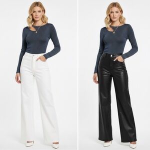 Ona by Yoon Chung Blue Cut Out Top